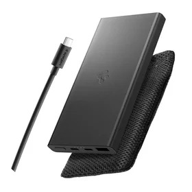 Spigen Essential EA2210 išorinė baterija 10000 mAh 22.5W - juoda