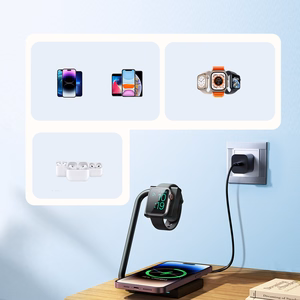 Беспроводное зарядное устройство Joyroom "JR-WQN05 2in1" чёрный 15W (для iPhone / Apple Watch)