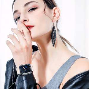 Dirželis Triple Protection Apple Watch 38 / 40 / 41 mm apyrankė – žalias