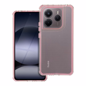 MATRIX CLEAR dėklas telefonui XIAOMI Redmi Note 14 5G pudros rožinis