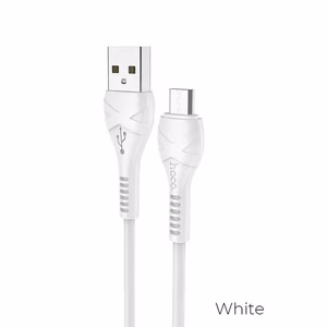 USB kabelis Hoco X37 Cool Power microUSB 1.0m baltas
