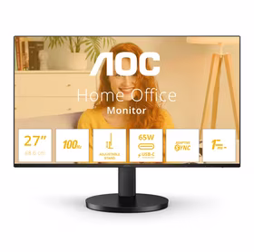 AOC B3 Q27B3CF2 kompiuterio monitorius 68,6 cm (27") 2560 x 1440 pikseliai Quad HD Juoda