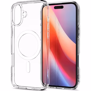 Spigen Ultra Hybrid MagSafe dėklas, skirtas iPhone 16 – balta