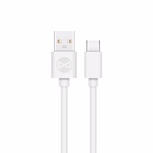 "Forever" kabelis USB - USB-C 1,0 m 2A baltas