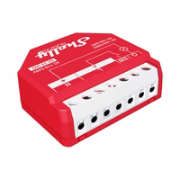 Shelly Qubino Wawe 1PM Išmanusis jungiklis Raudona