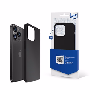 iPhone 13 Pro Max serija 3mk Silicone Case - juodas