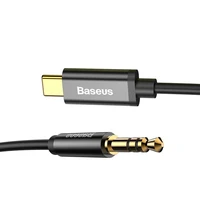 Baseus garso kabelis Yiven M01 USB-C - jack 3,5 mm 1,2 m juodas