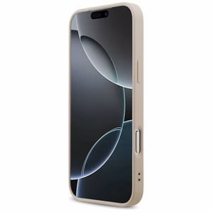 Guess 4G Small Classic Logo MagSafe dėklas, skirtas iPhone 17 Pro Max / 18 Pro Max, rožinis