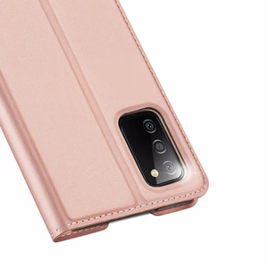 Dux Ducis Skin Pro knygos tipo dėklas Samsung Galaxy A03s rožinis