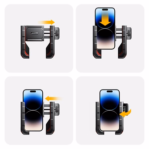 Telefono laikiklis dviračiui Joyroom JR-ZS266 juodas