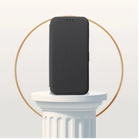 FOLIO šoninis magnetinis knygos tipo dėklas, skirtas IPHONE 15 PRO MAX, juodas