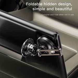 Magnetic car phone holder Forcell F-Grip IronSecure windshield / dashboard black