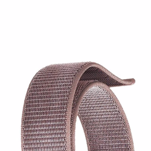 Crong Nylon Sport dirželis, skirtas Apple Watch 38 / 40 / 41 / 42 mm, šviesiai rožinis