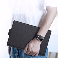 DUX DUCIS dėklas DK sulankstomas su belaidže klaviatūra su apšvietimu SAMSUNG Tab S10 Ultra/S9 Ultra/S8 Ultra juodas