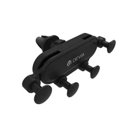 Devia automobilinis laikiklis Kintone ES071 gravitacinis oro angai juodas