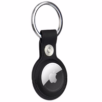 Audi Sintetinės odos AirTag dėklas - juodas