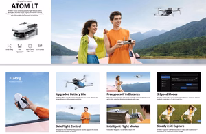 Dronas POTENSIC Atom LT su kamera 12Mp 2.5K
