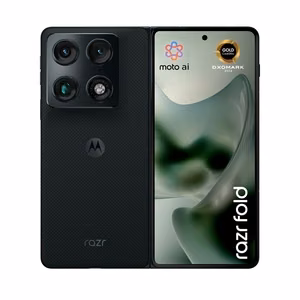 Motorola Razr Fold – išmanusis telefonas, 20,6 cm / 8,09 col., Dual SIM, Android 16.0, 5G, USB Type-C, 16 GB/512 GB, 6000 mAh, juodas