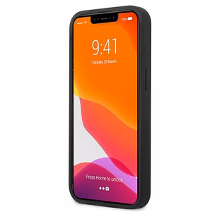 Karl Lagerfeld Ikonik Karl&Choupette dėklas iPhone 13 mini - fuksijos spalvos