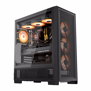 DarkFlash AIRNOVA computer dėklas (juodas) + 3 fans