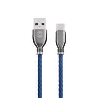 "Forever Tornado" kabelis USB - USB-C 1,0 m 3A tamsiai mėlynas