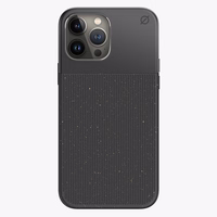 ATOM STUDIOS dėklas SPLIT WOOD FIBRE MAGSAFE IPHONE 13 PRO MAX juodas