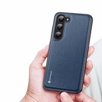 Dux Ducis Fino dėklas Samsung Galaxy S23+ su silikoniniu rėmeliu mėlynas