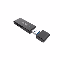 UNITEK Y-9327A kortelių skaitytuvas USB 3.2 Gen 1 (3.1 Gen 1) Type-A Juoda