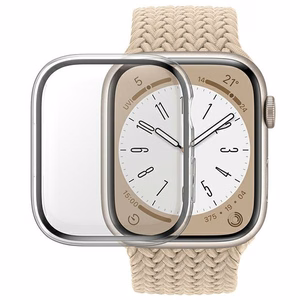 PanzerGlass pilno korpuso dėklas Apple Watch 7 45mm - permatomas