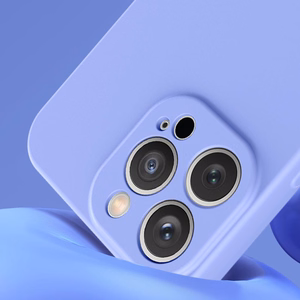 Silikoninis dėklas iPhone 14 Plus silikoninis dėklas violetinis