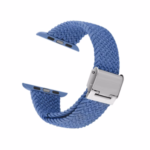 Crong Wave Band pintas dirželis, skirtas Apple Watch 44 / 45 / 46 / 49 mm, mėlynas