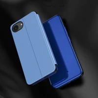 Clear View dėklas iPhone 16e atverčiamas dangtelis - mėlynas