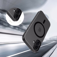 Tech-Protect MagSlim Magnetinis dėklas telefonui iPhone 17 - matinė juoda