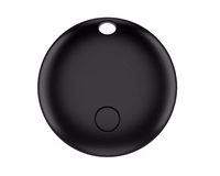 Setty lokatorius FindMy round TFO TAG 01 black + etui