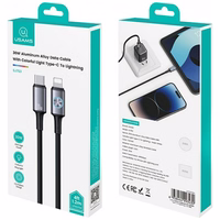 Laidas USAMS Huan Series SJ753 30W USB-C į USB-C 1,2 m tamsus