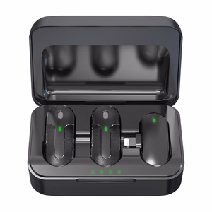 "Devia" mikrofonas "Smartfon Kintone Lightning" belaidis 2in1 juodas