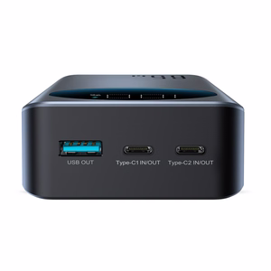 Joyroom JR-PBF05 Pro 30000mAh 65W Powerbank su Skaitmeniniu Ekranu 2x USB-C 1x USB-A - Juodas