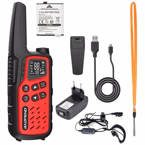 Baofeng BF-T25E – two-way radio, red, set of 2