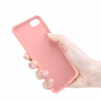 Crong Color Cover lankstus dėklas iPhone 8/7 (smėlio rožinis)