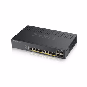 Zyxel GS1920-8HPV2 Valdomas Gigabit Ethernet (10/100/1000) Maitinimas per Eternetą (PoE) Juoda
