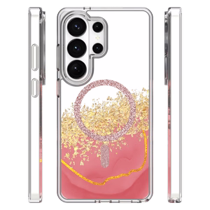 Epoxy Mag dėklas Samsung Galaxy S26 Ultra rožinis