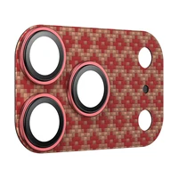 Benks Tempered glass Armor Warrior Lens (OR70) for Iphone 17 Pro Max ArmorGrid orange (camera island)