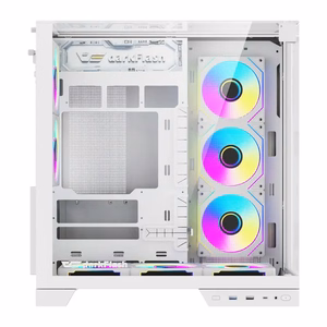Computer case DarkFlash TH285 PLUS + 8 fans (white)