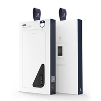 Dux Ducis Hivo odinis atverčiamas dėklas iš natūralios odos su kortelių ir dokumentų pinigine iPhone 14 Plus, raudonas