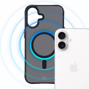3mk Smoke MagDėklas su MagSafe telefonui iPhone 16 - pusiau skaidrus