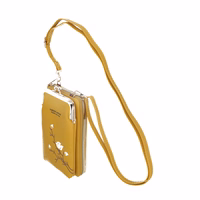 Megztas krepšys telefonui GCW17 geltonas