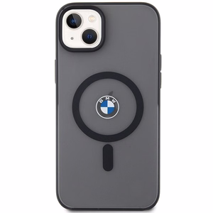 BMW Signature MagSafe deklas, skirtas iPhone 14 Plus/15 Plus - Juodas