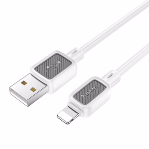 Kabelis USB A į Lightning Hoco 2,4A 1 m X108 baltas