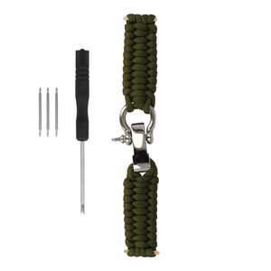 Universalus nailono dirželis 22mm dizainas 1 chaki
