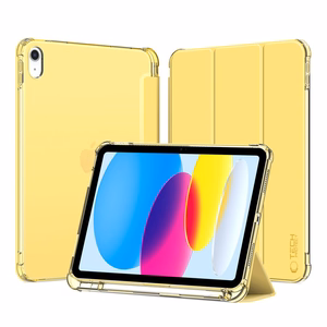 Tech-Protect SC Pen Hybrid dėklas iPad 10 / 2022 - geltonas - permatomas